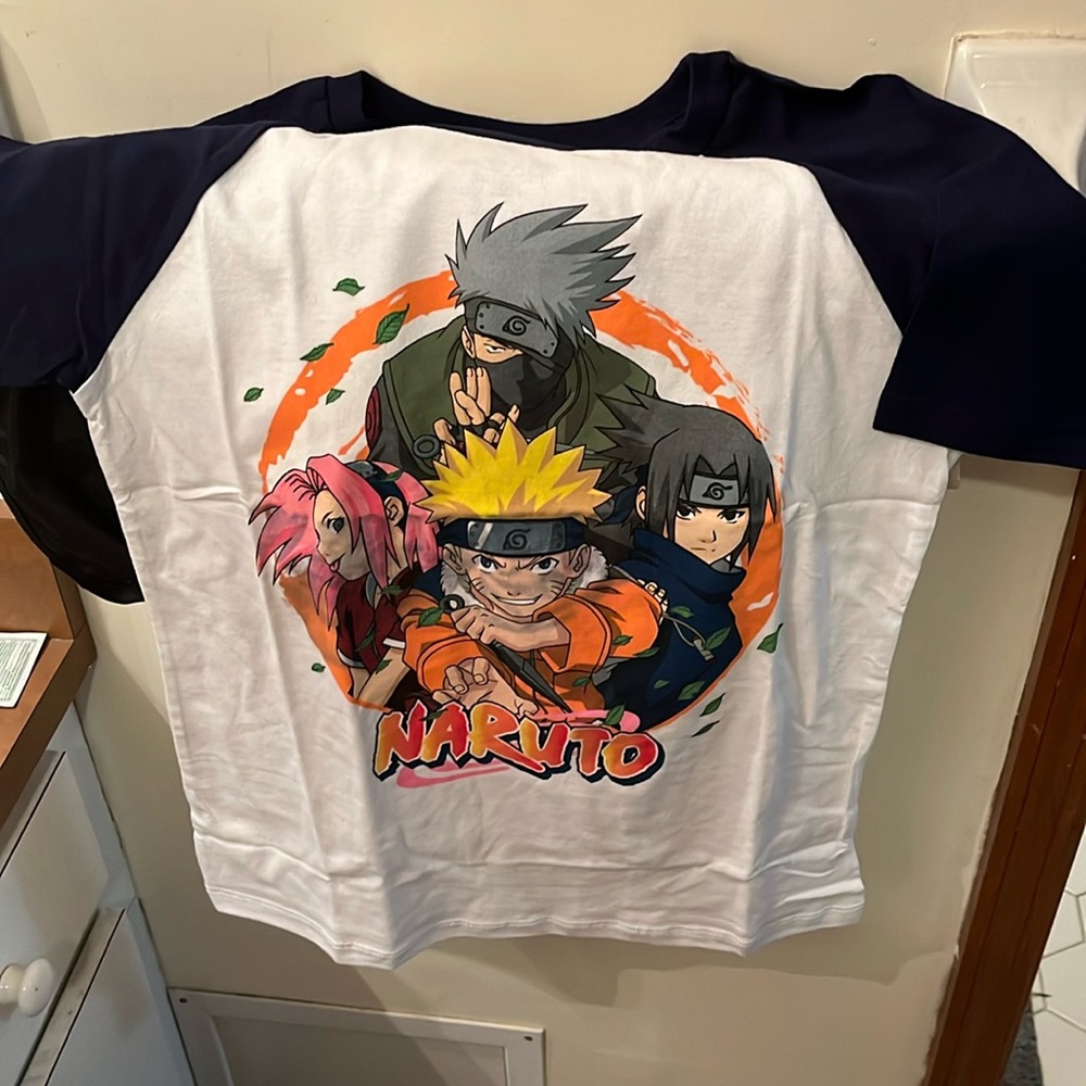 White Naruto t shirt